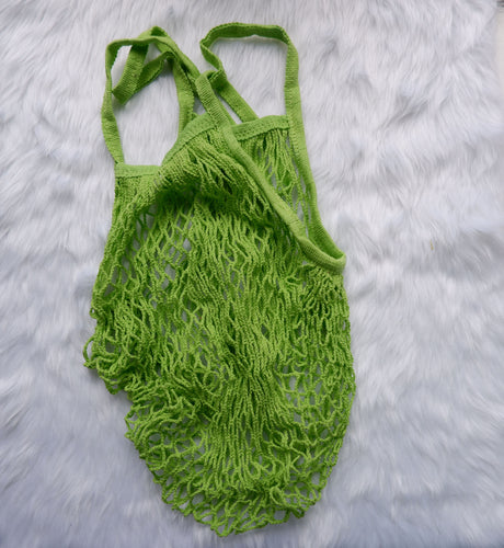 Spring Green Mesh Tote