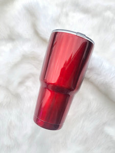 Red Metallic Tumbler