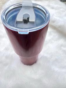 Red Metallic Tumbler