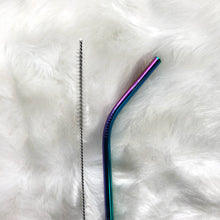 Mermaid Skinny Metal Straw